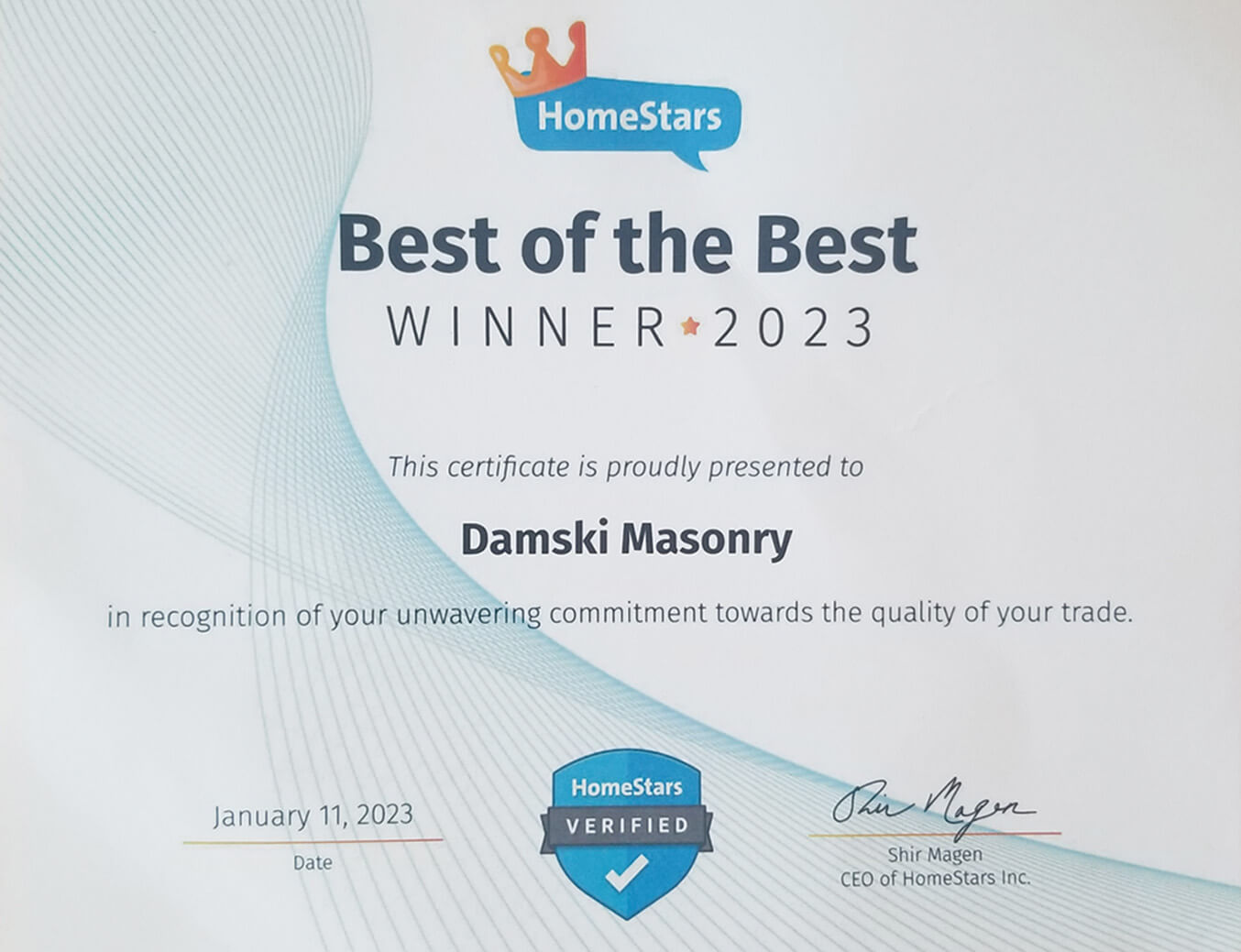 Homestars Best of the Best Damski Masonry 2023